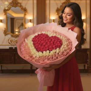 Ramo 10 rosas Amour 200 Rosas