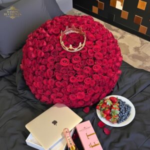 Ramo 10 rosas Majestic 400