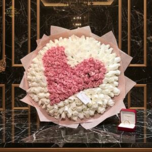 Ramo 10 rosas Imperio Rosa 400 Rosas