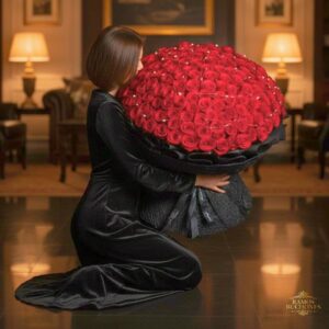 Ramo 10 rosas Noche Imperial 450 Rosas