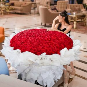 Ramo 10 rosas Ramo buchón de 800 rosas
