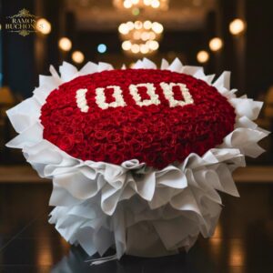 Ramo 10 rosas Ramo gigante 1000 rosas