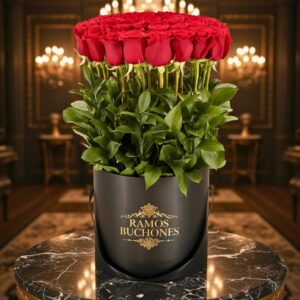 Flores en Cajas Caja con 30 rosas