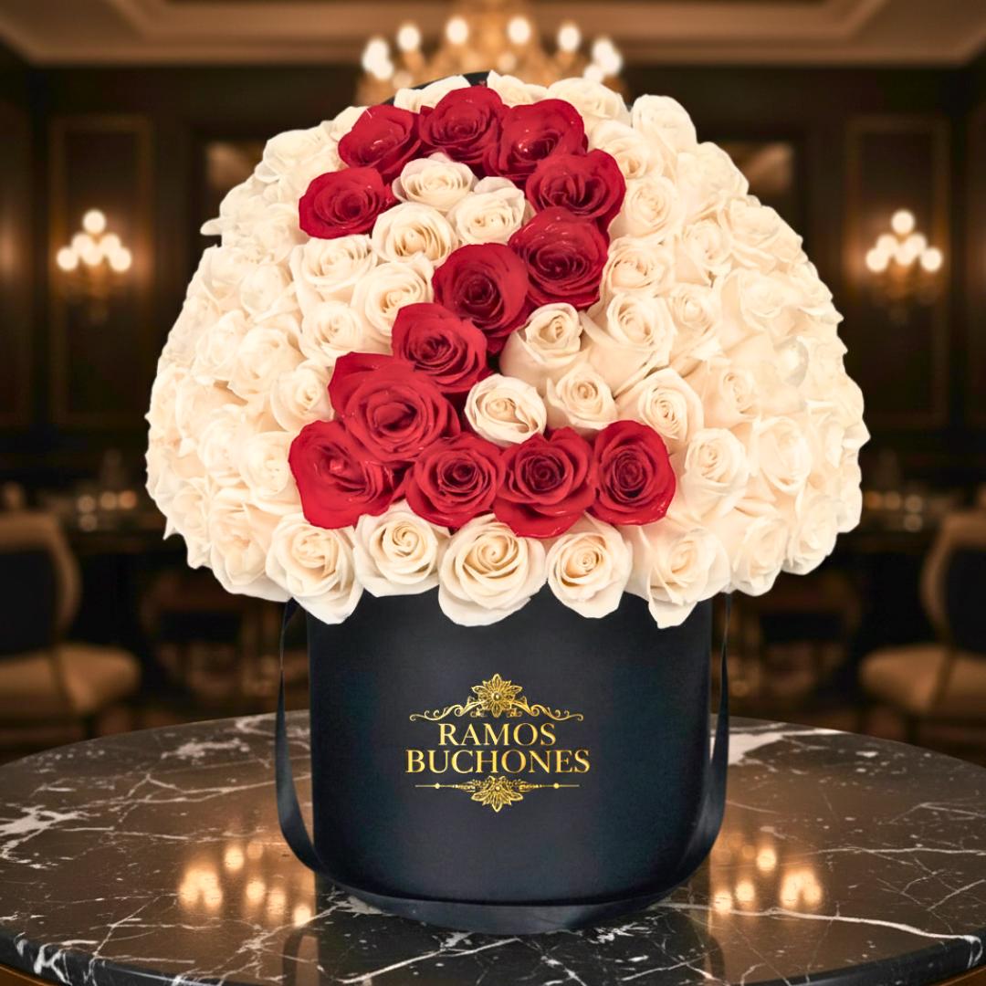 Caja con 150 rosas Caja con 150 rosas