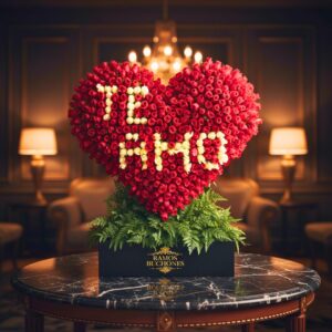 Flores en Cajas Caja con 500 rosas