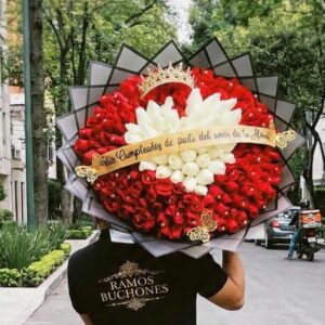 Ramo 10 rosas Imperial 180 Rosas