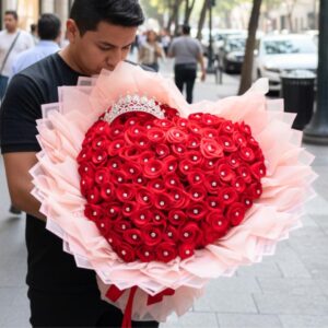 Ramo 10 rosas Ramo buchón de 100 rosas